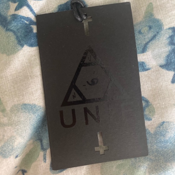 UNIF Brixton Red Plaid Wool Blend Jumper Dress With Large Zip Pocket - Picture 6 of 7